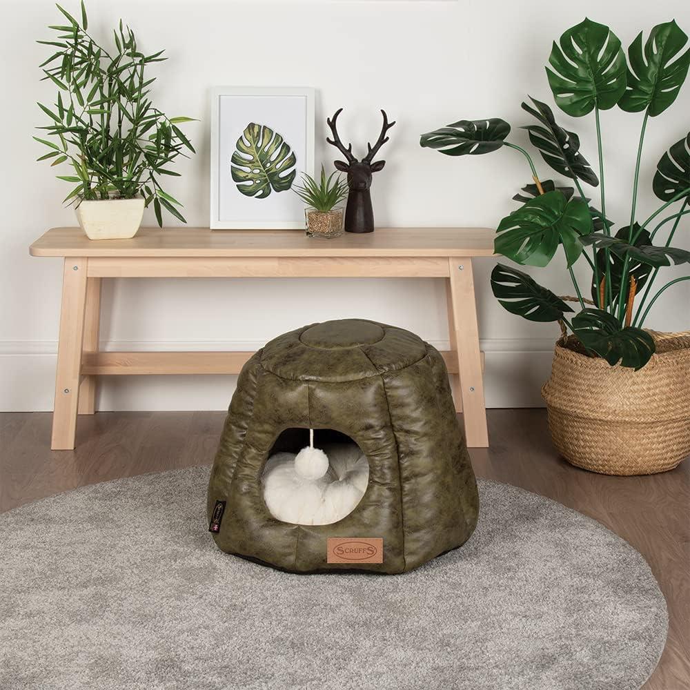 Scruffs Olive Knightsbridge Cat Bed