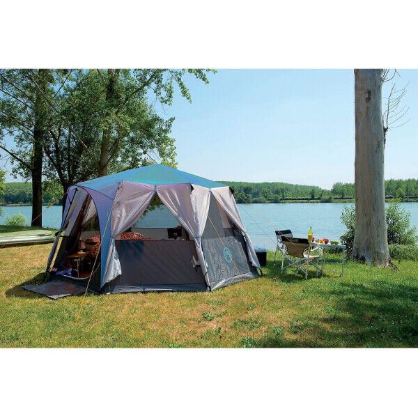 Coleman Tent Octagon, 8 Man Festival Dome Tent, 8 Person Family Camping Tent