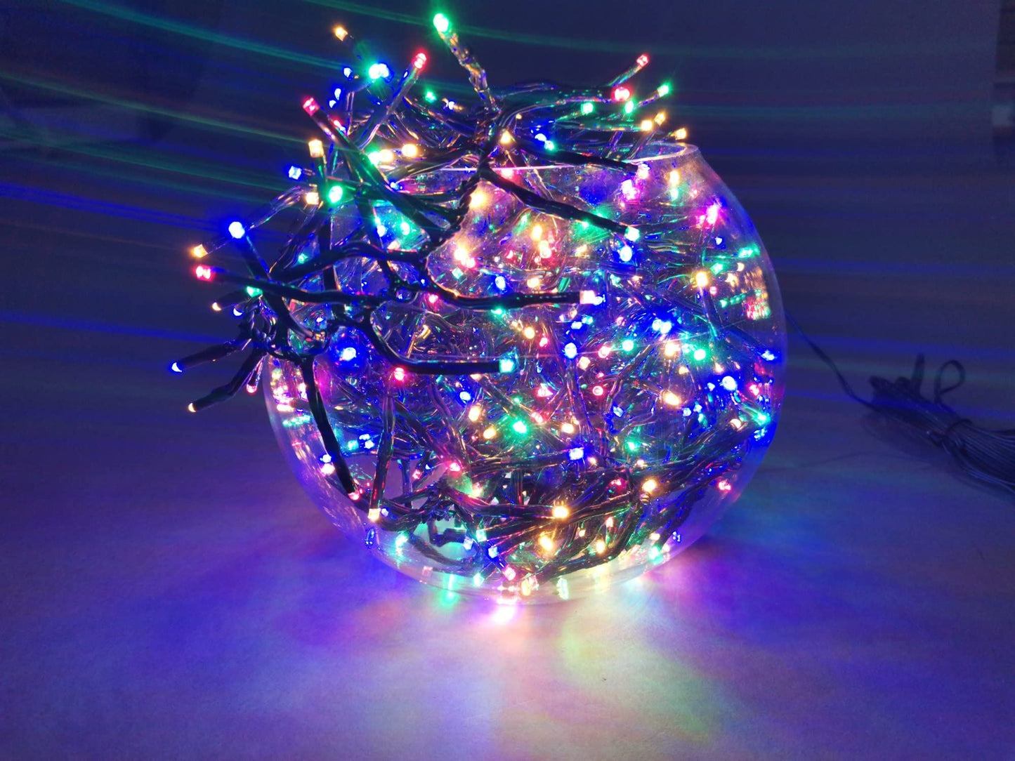 SnowTime 480 Multi Coloured LED Cluster Tree Lights With Timer