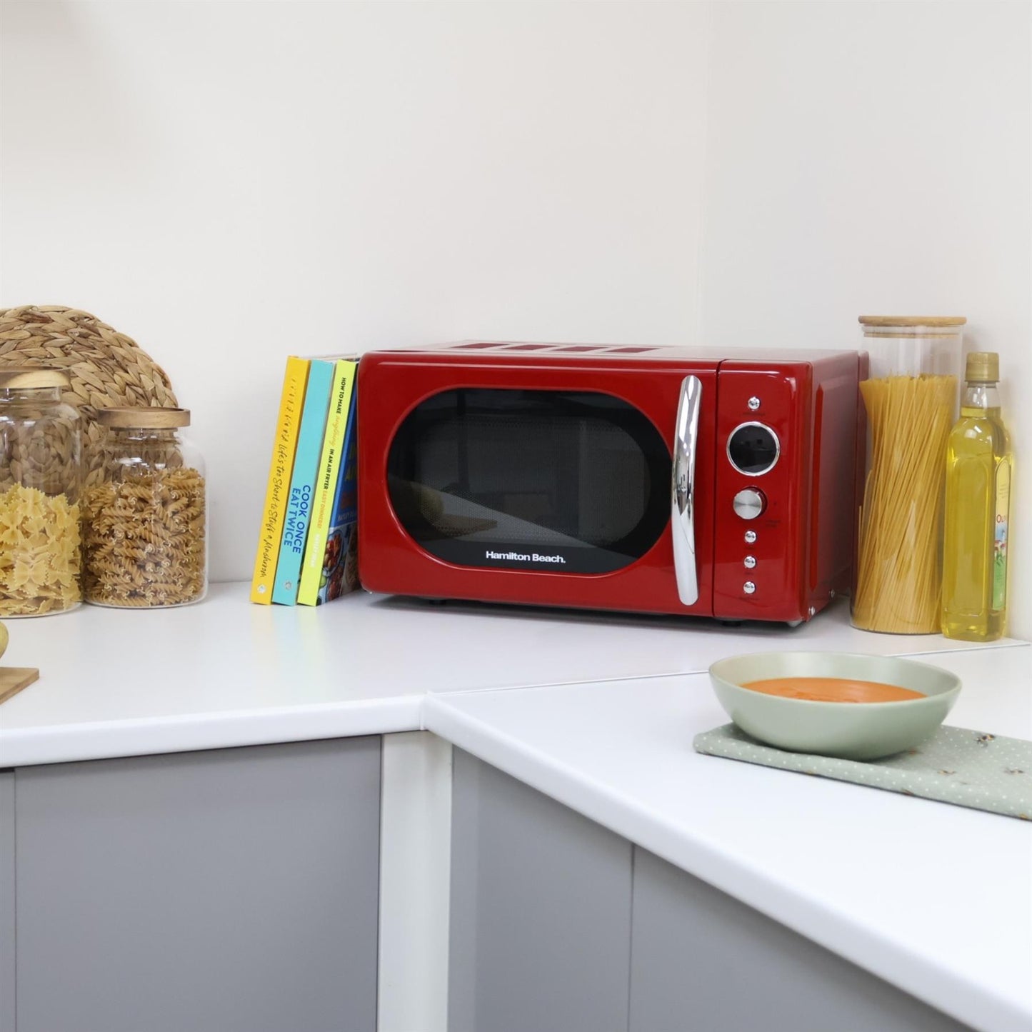 Hamilton Beach Ella Red Kitchen Set