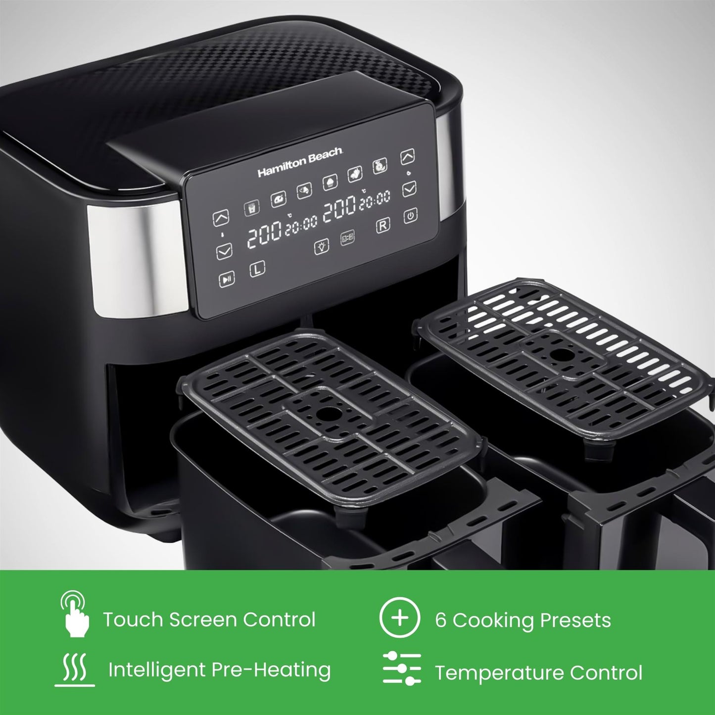 Hamilton Beach HealthyCook 8L Dual Air Fryer