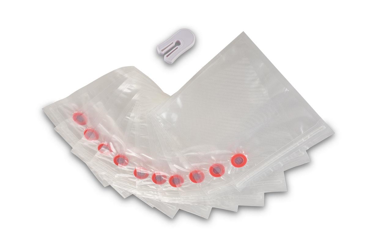 Solis 10 Pieces 20 x 23 cm Zip Vacuum Sealer Bags