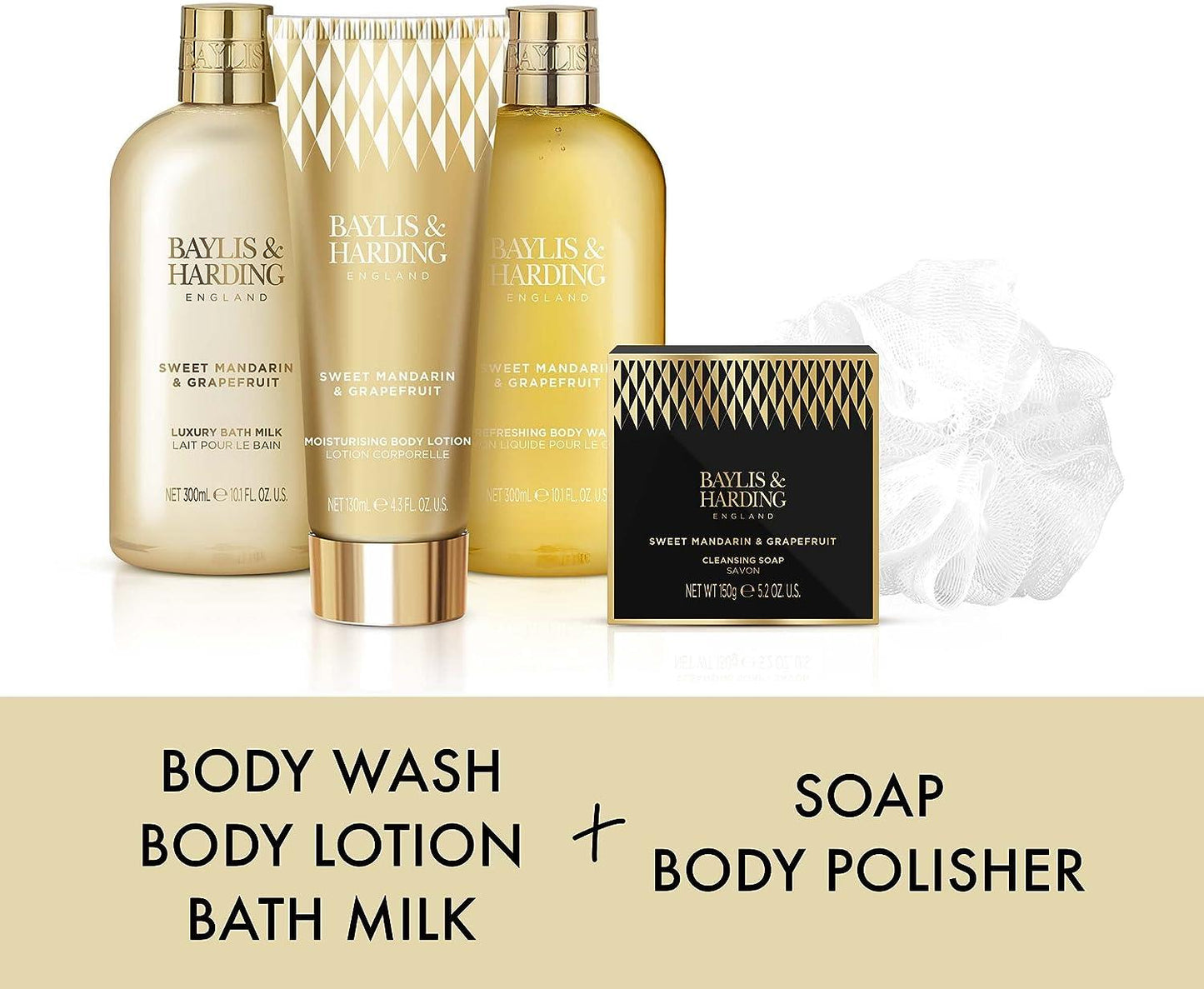 Baylis & Harding Sweet Mandarin & Grapefruit Weekend Tote Bag Gift Set