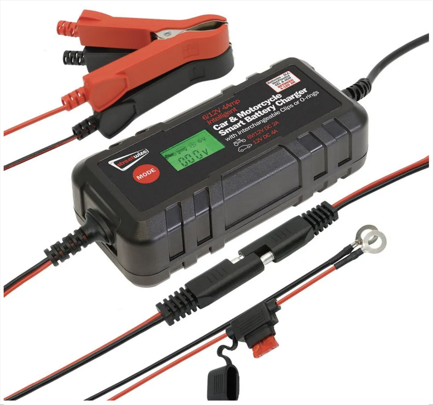 Streetwize 6/12v Smart Battery Charger