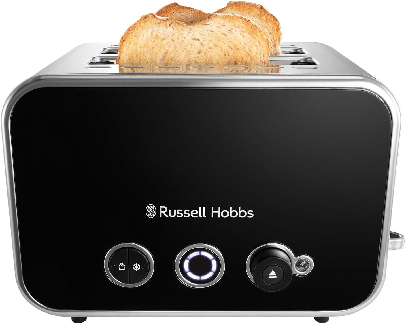 Russell Hobbs Distinctions 2 Slice Black Toaster