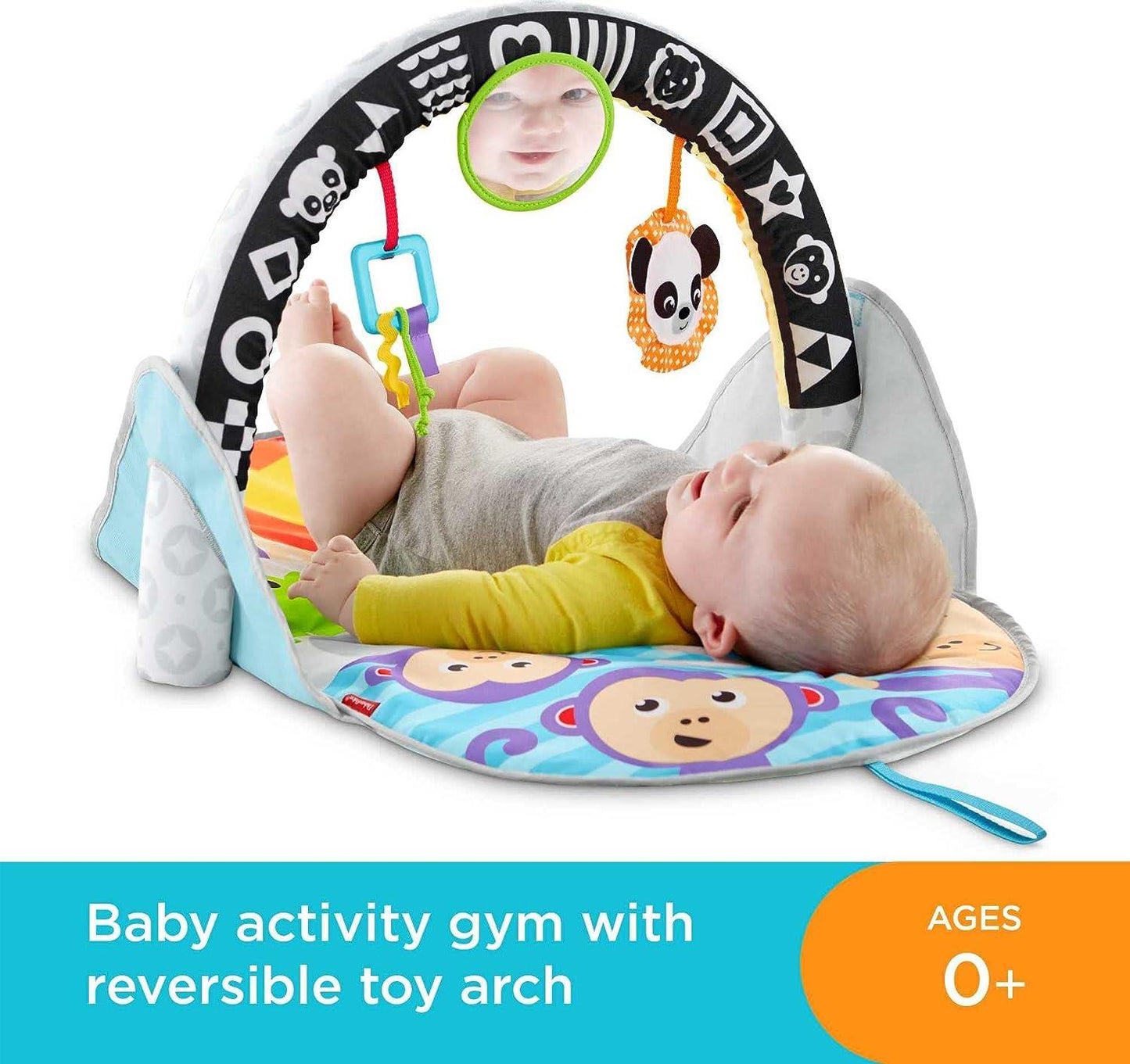 Fisher-Price 2-in-1 Flip and Fun Activity Gym