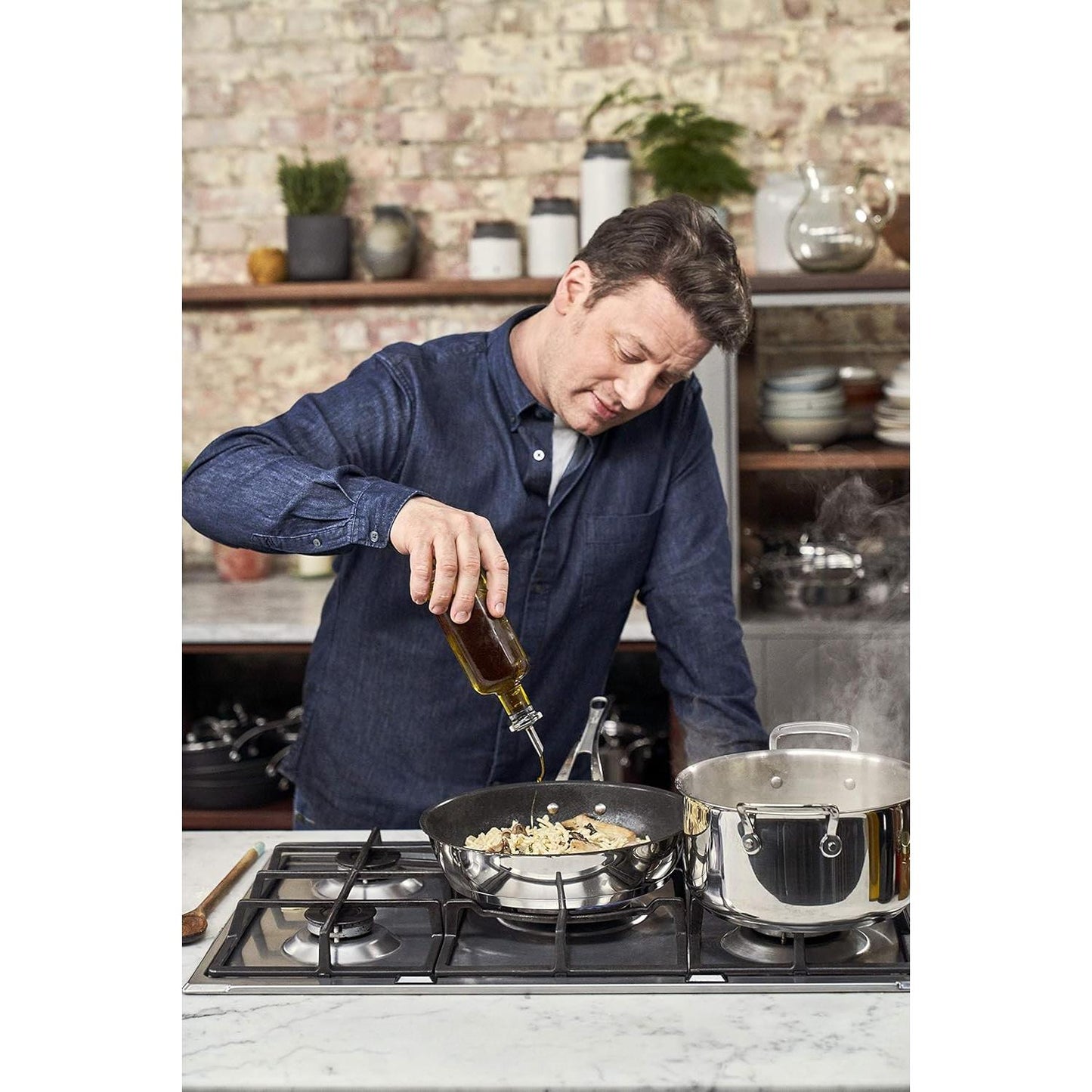 Jamie Oliver Cooks Classics Stainless Steel 24cm Sautepan