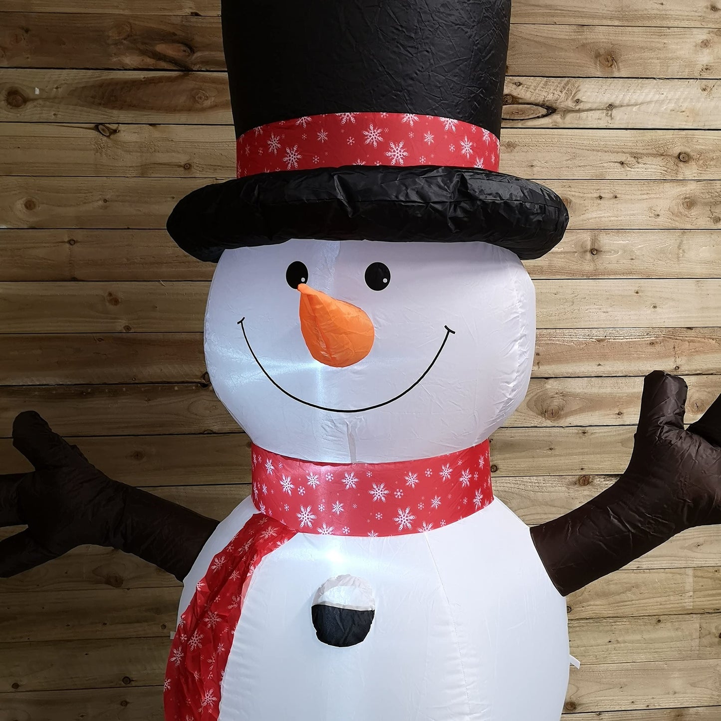 SnowTime 245cm Inflatable Light Up Snowman