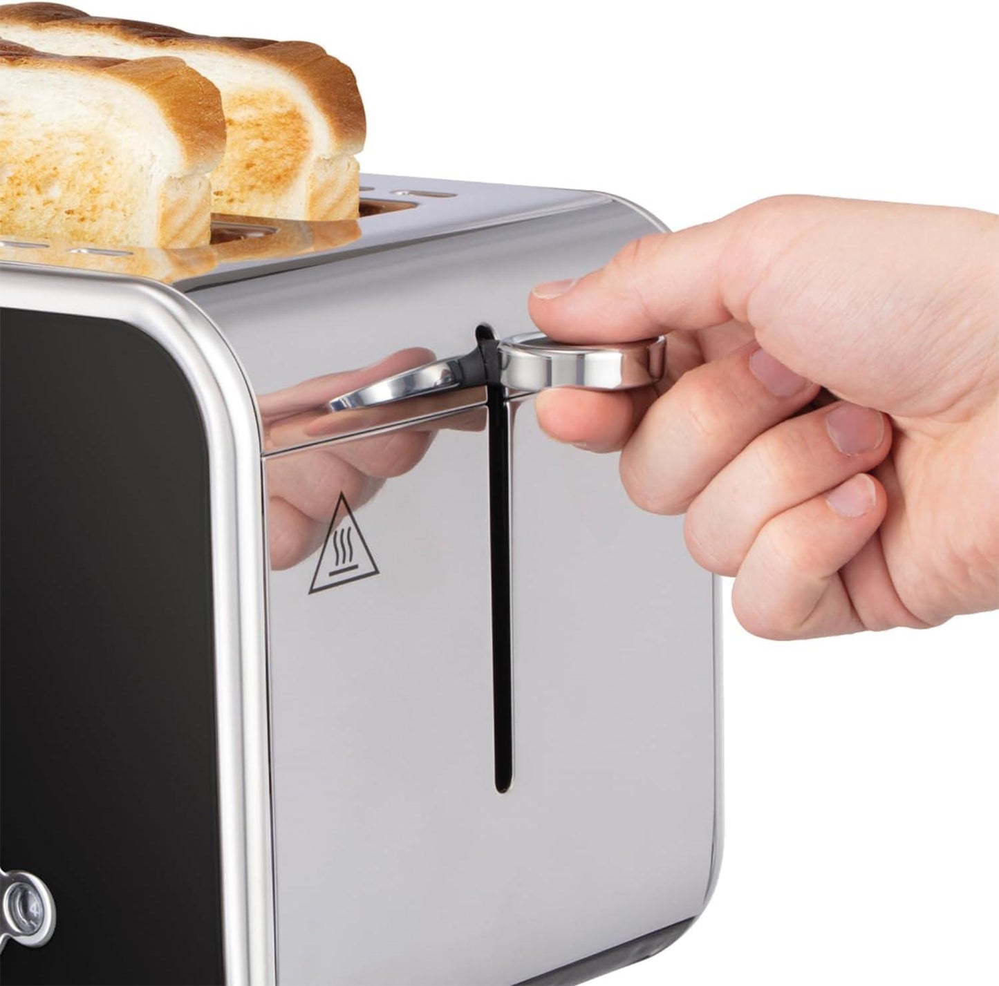 Russell Hobbs Distinctions 2 Slice Black Toaster