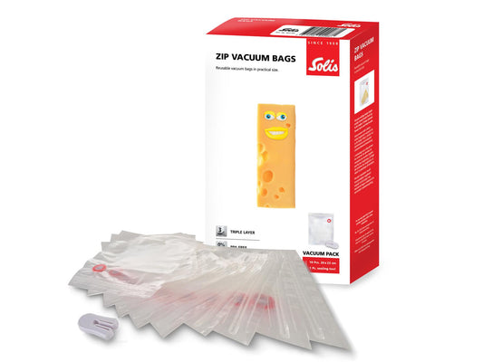 Solis 10 Pieces 20 x 23 cm Zip Vacuum Sealer Bags
