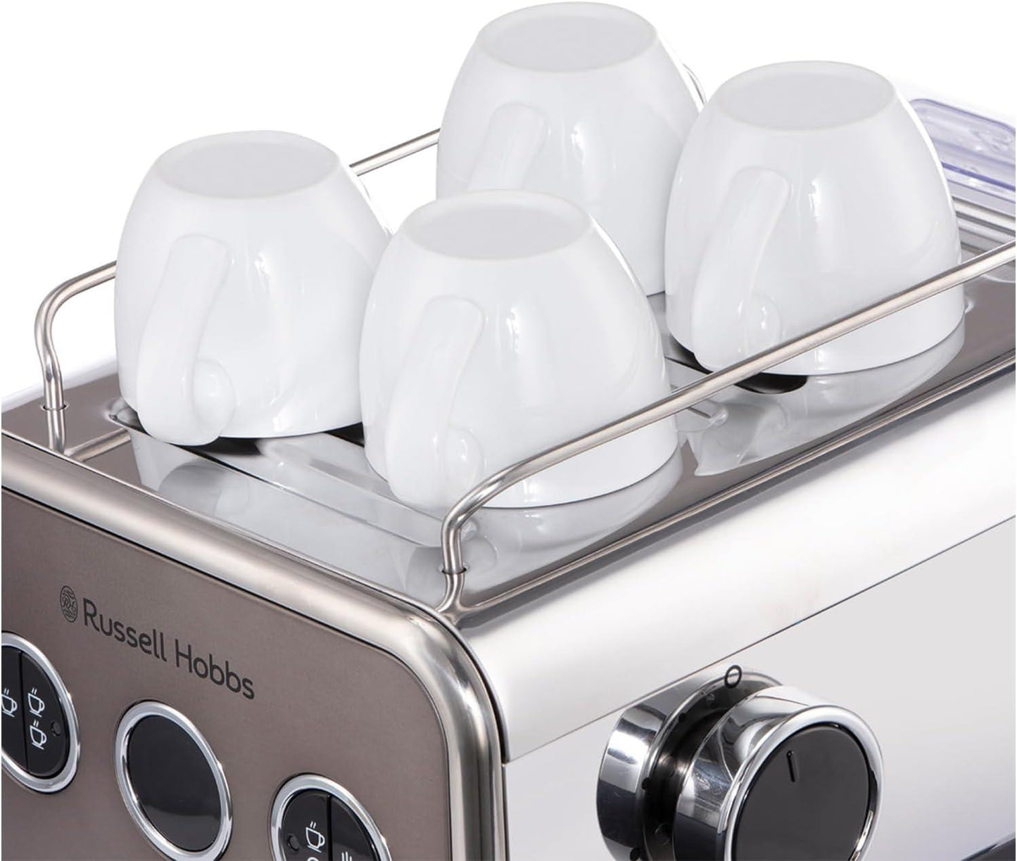 Russell Hobbs Distinctions Titanium Espresso Coffee Machine