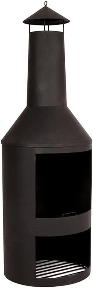Kingfisher Black Steel Burner with Built in Log Store