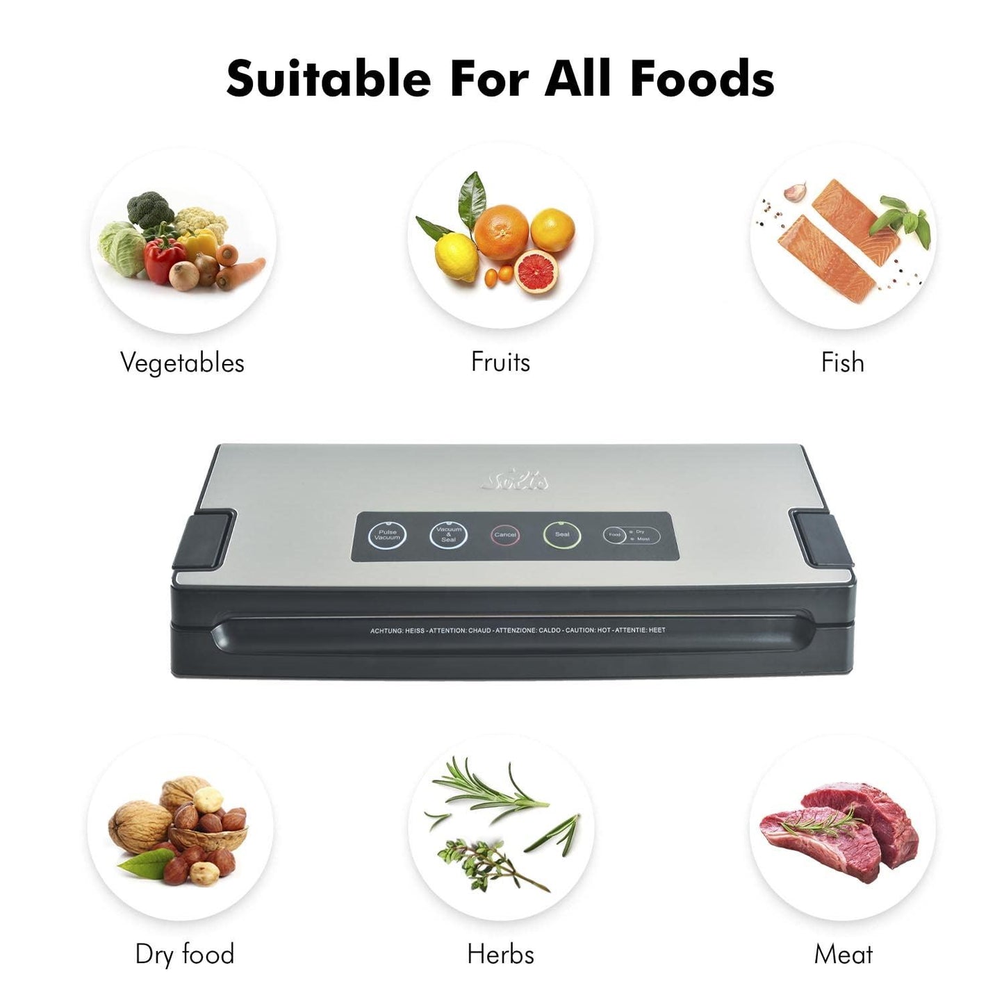 Solis Vac Premium 574 Automatic Vacuum Sealer Machine