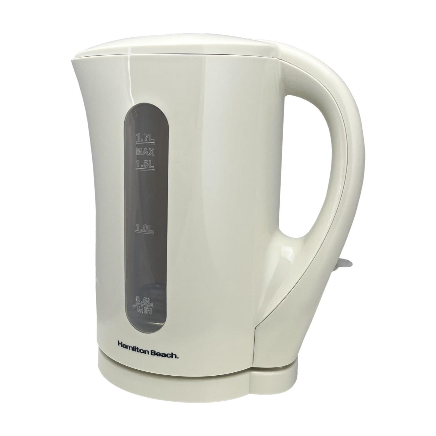 Hamilton Beach Essential 1.7L Plastic Kettle Cream