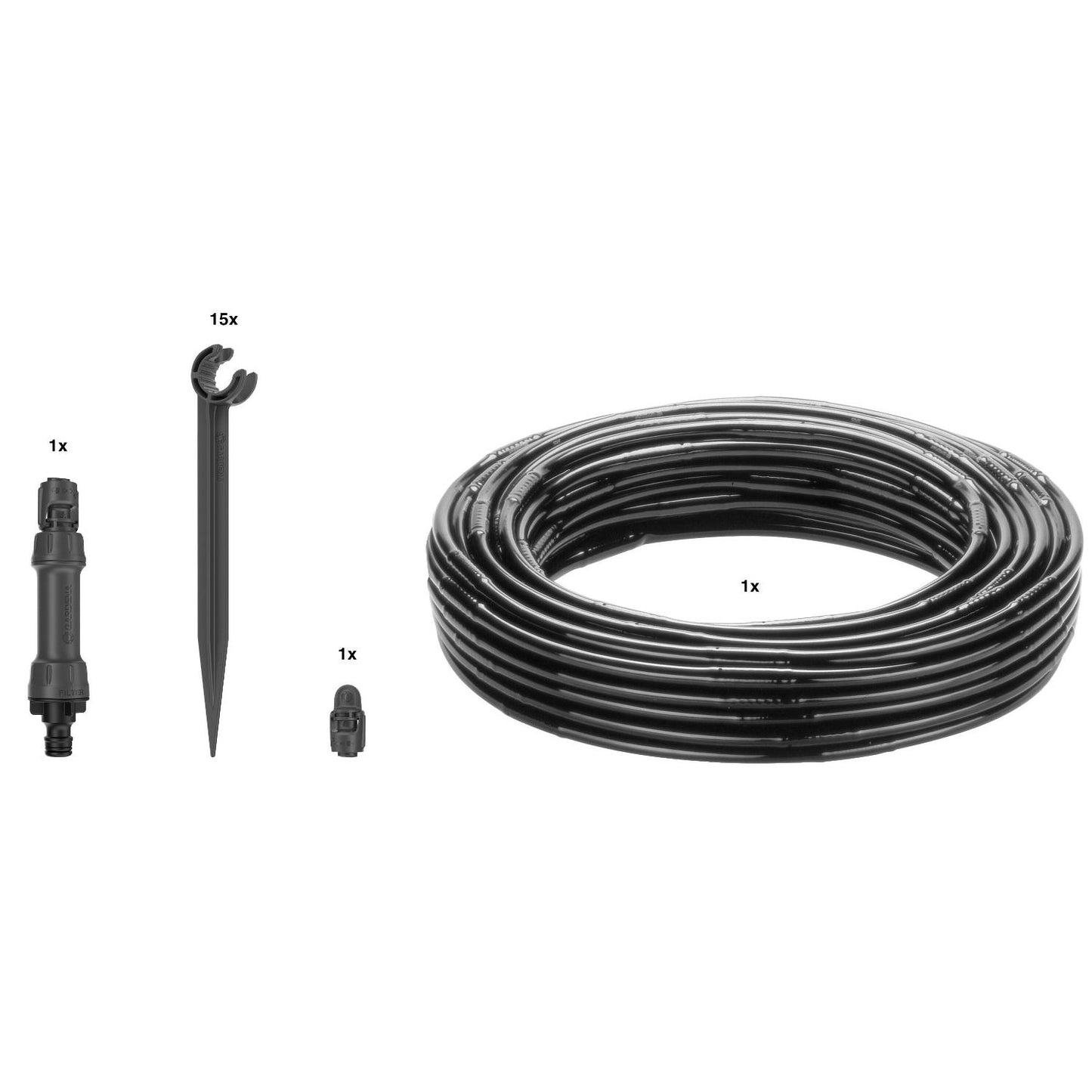 GARDENA 25m Micro-Drip Irrigation Hedge and Bush Set