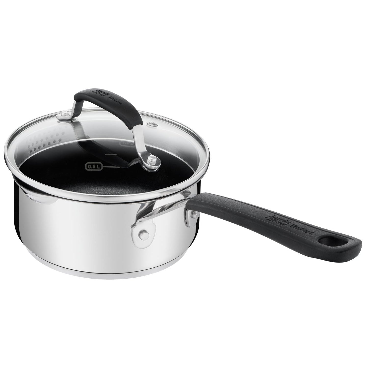 Tefal Jamie Oliver Quick and Easy Stainless Steel 20cm Saucepan
