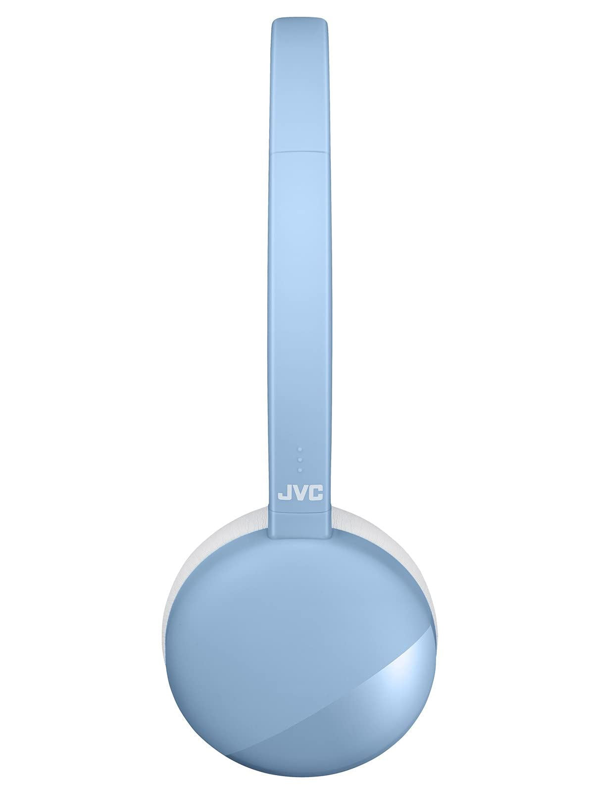 JVC Wireless Bluetooth Lightweight Blue On-Ear Headphones