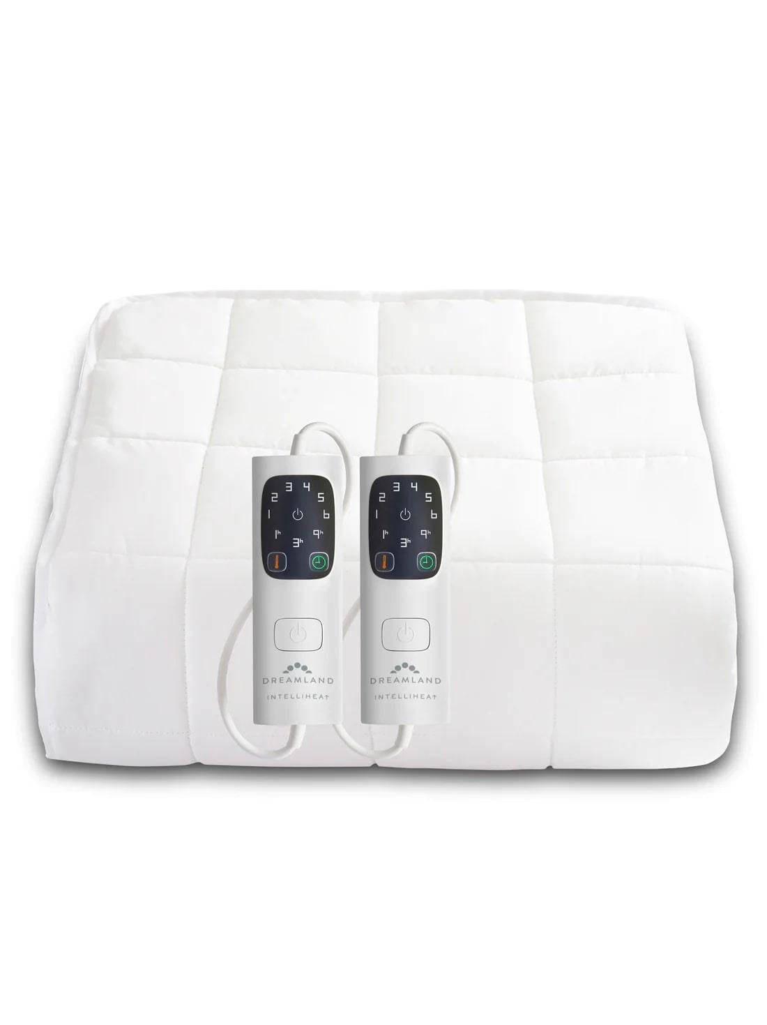 Dreamland King Dual Control Organic Warming Mattress Protector