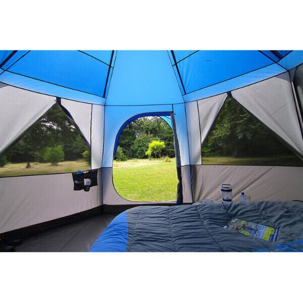 Coleman Tent Octagon, 8 Man Festival Dome Tent, 8 Person Family Camping Tent