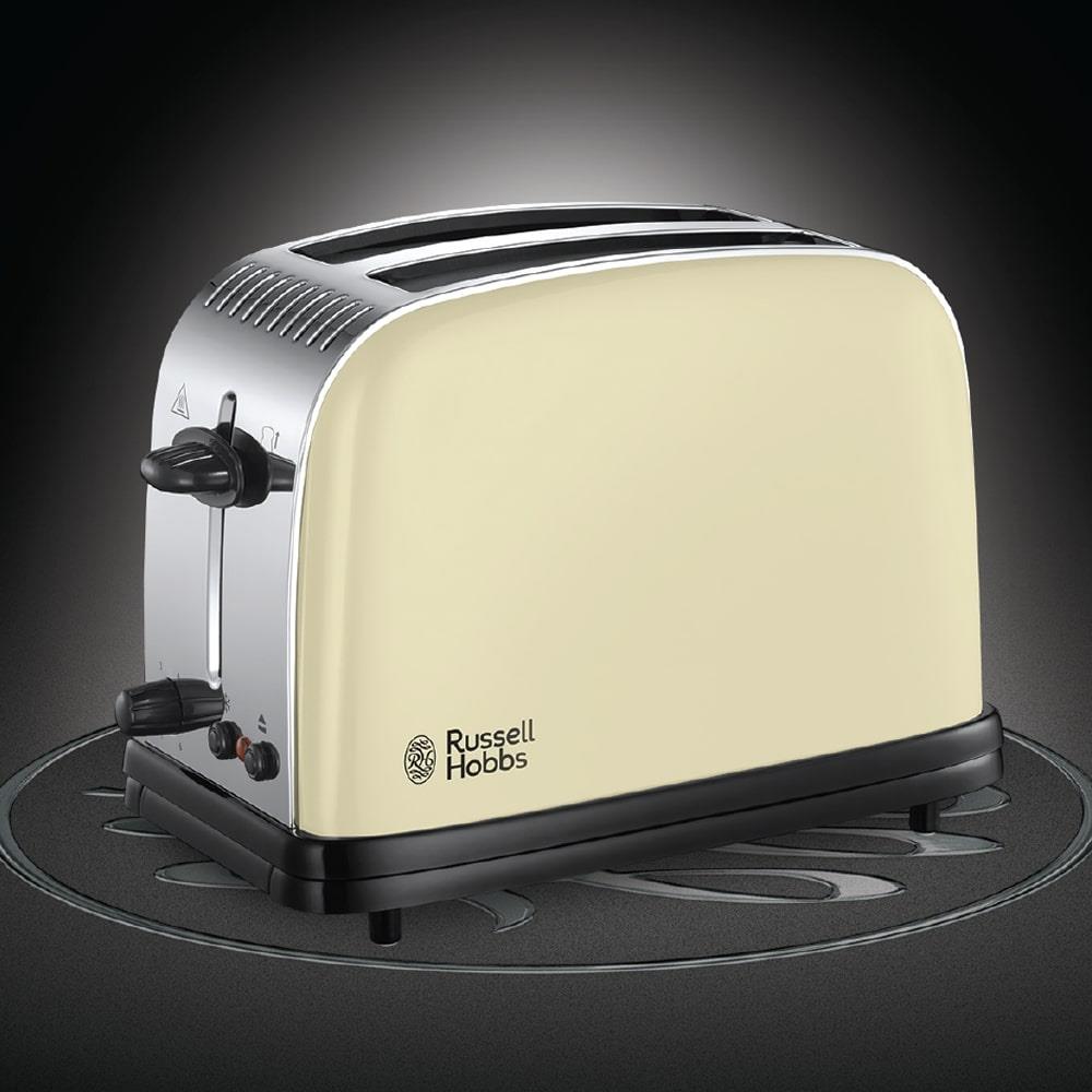 Russell Hobbs Colours Plus Cream 2 Slice Toaster