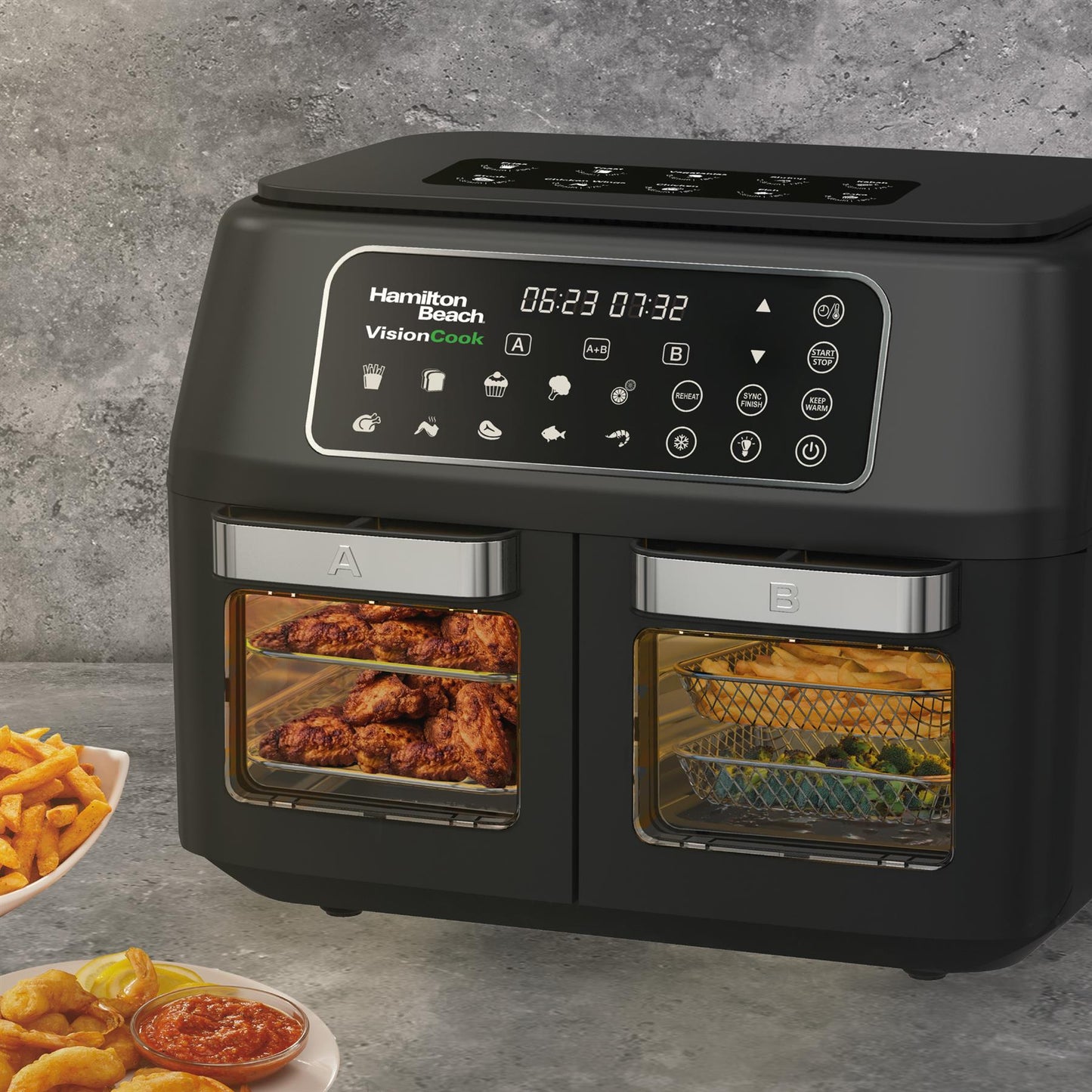 Hamilton Beach VisionCook 11L Digital Dual Air Fryer Oven