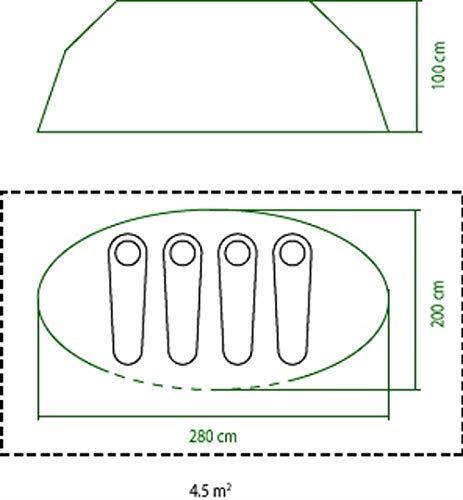 Coleman 4 person Pop Up Tent Galiano