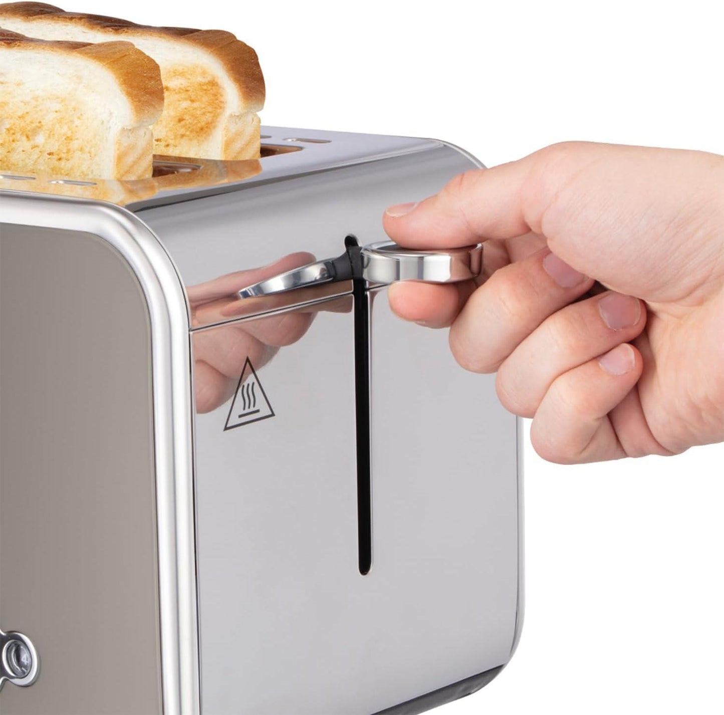 Russell Hobbs Distinctions 2 Slice Titanium Toaster