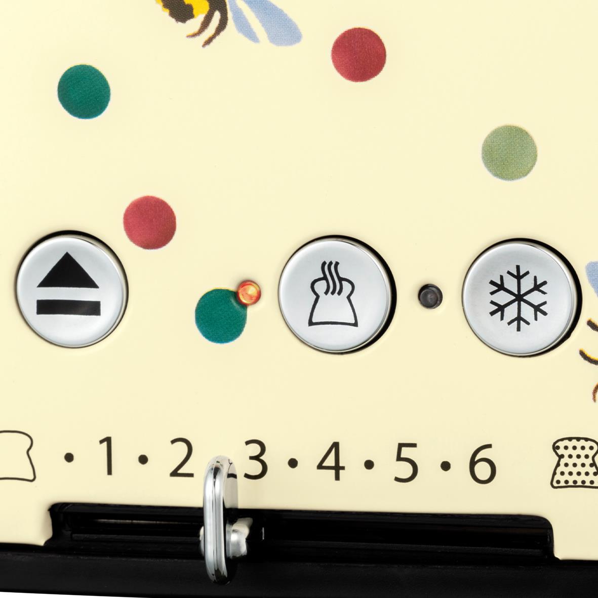 Russell Hobbs Emma Bridgewater Bumblebee & Polka Dot 4 Slice Toaster
