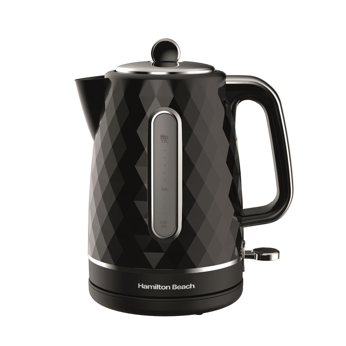 Hamilton Beach Diamond Kettle & Toaster Set Black