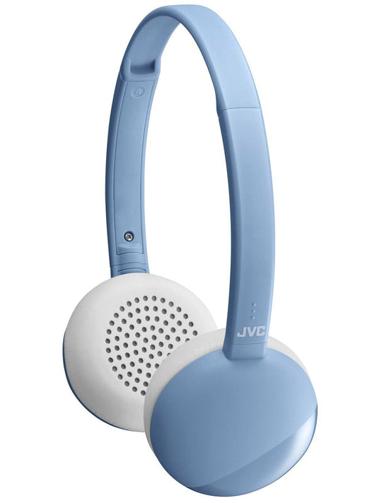 JVC Wireless Bluetooth Lightweight Blue On-Ear Headphones