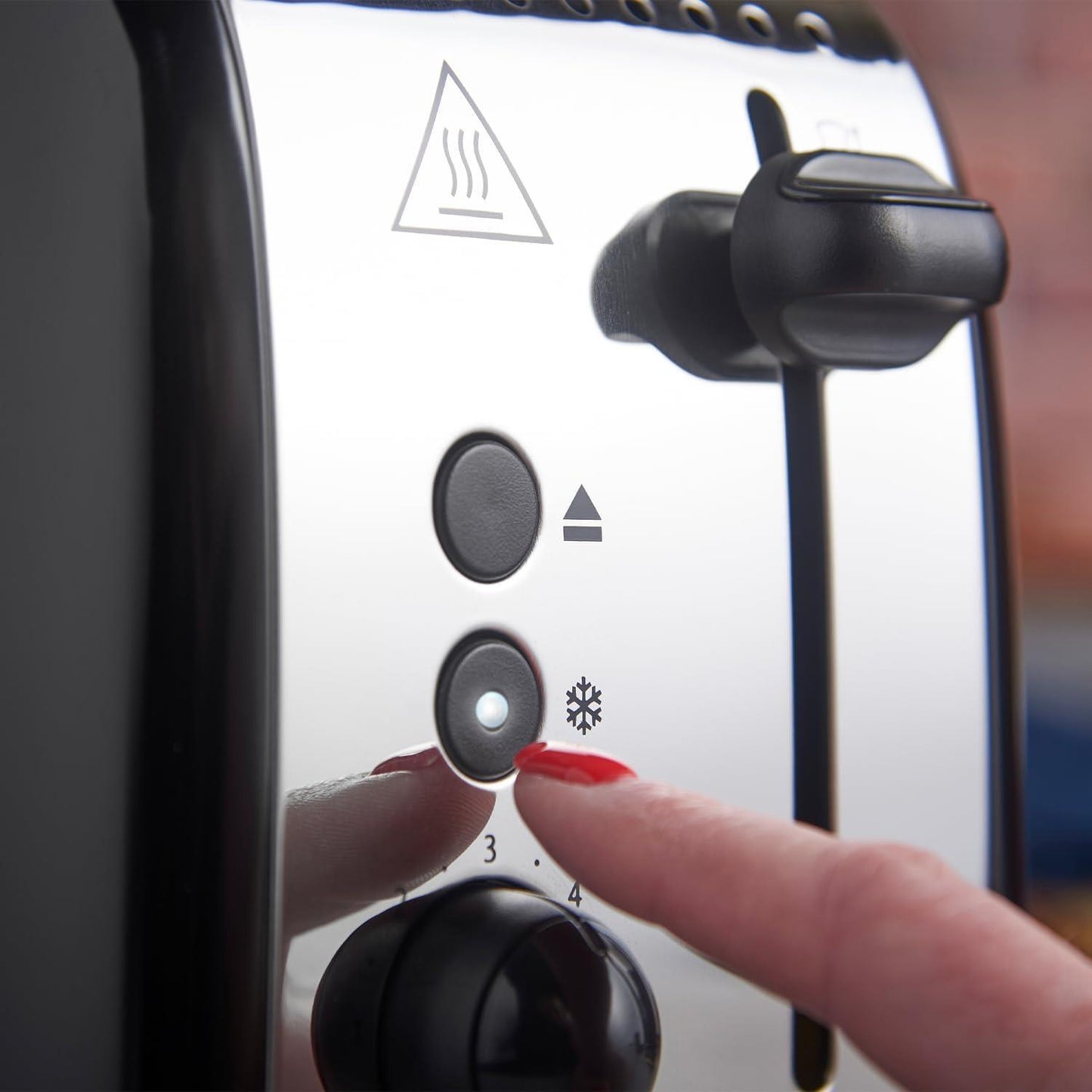 Russell Hobbs Stainless Steel Black 2 Slice Toaster