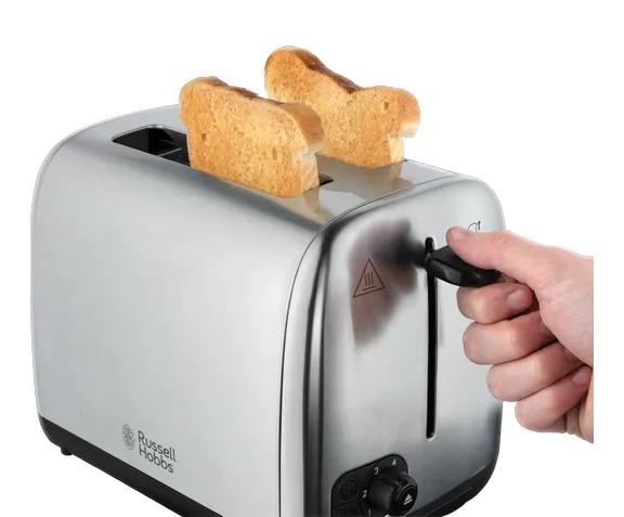 Russell Hobbs Stainless Steel Brushed 2 Slice Toaster