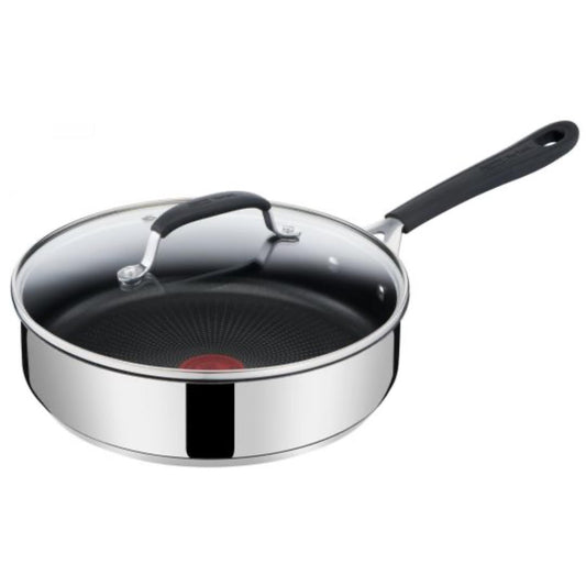 Tefal Jamie Oliver Quick & Easy 25cm Saute Pan With Glass Lid