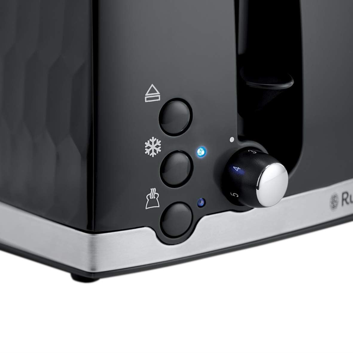 Russell Hobbs Contemporary Honeycomb Design 4 Slice Toaster