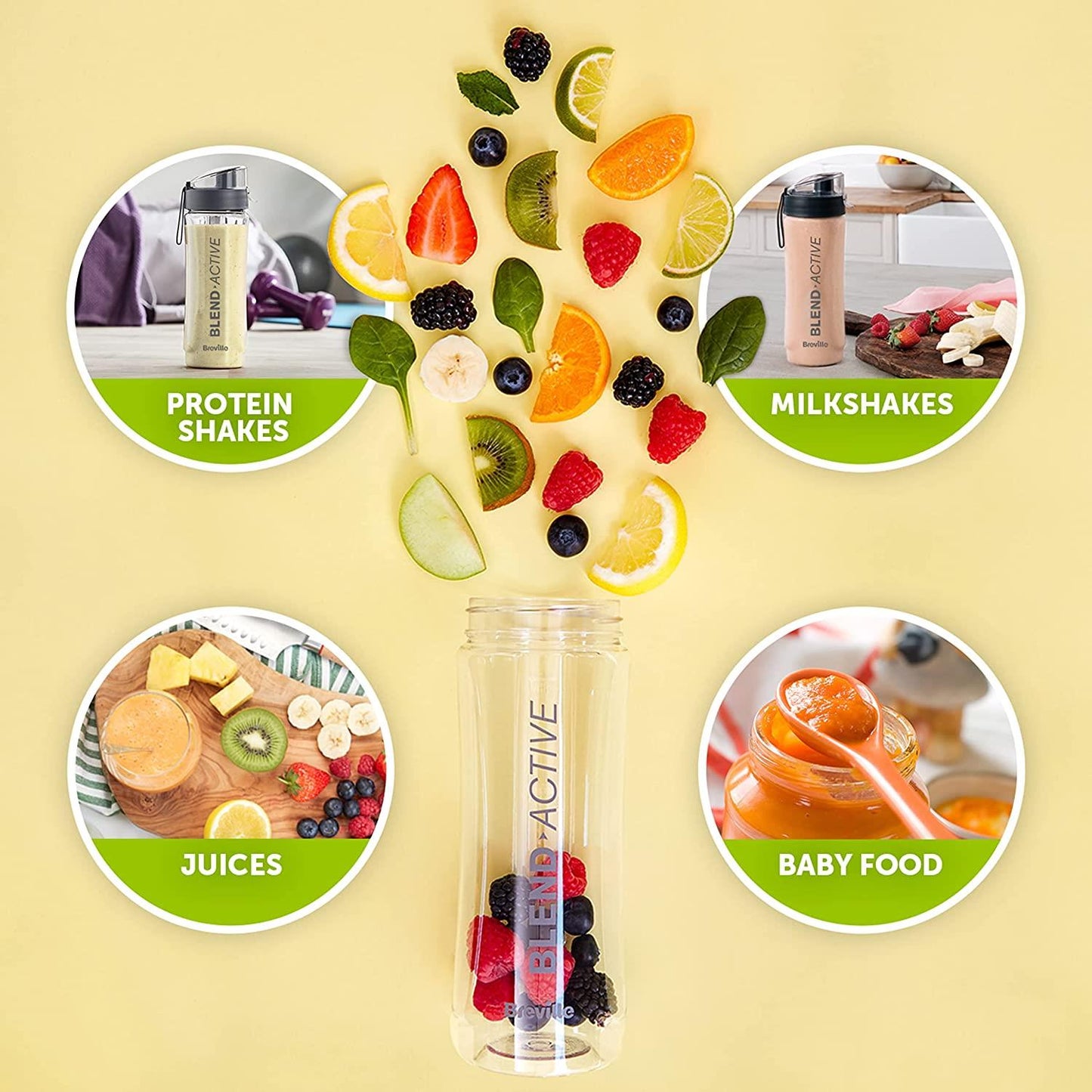 Breville Blend Active Green Personal Blender & Smoothie Maker