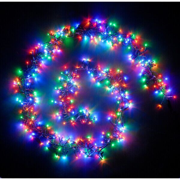 Transcon SnowTime Cluster 960 LED Christmas Lights Multi Coloured CL09720