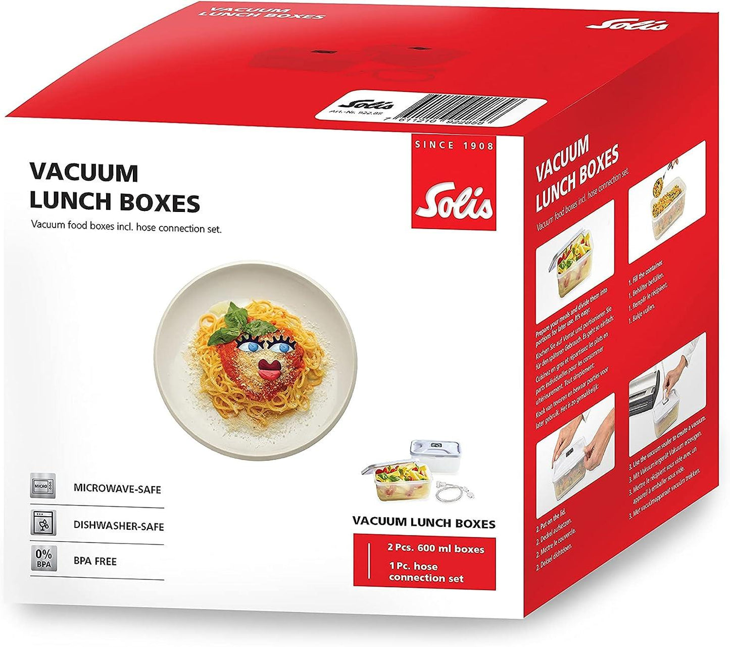 Solis Vacuum Lunch Boxes (2 x 600 ml)