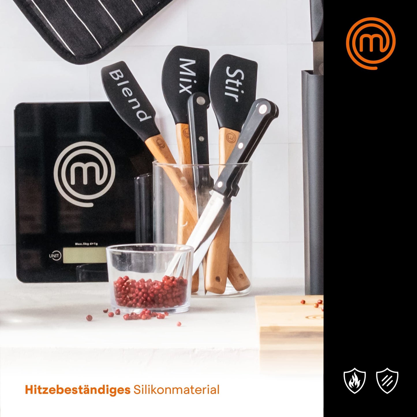 MasterChef 3 Piece Silicone Spatula Set