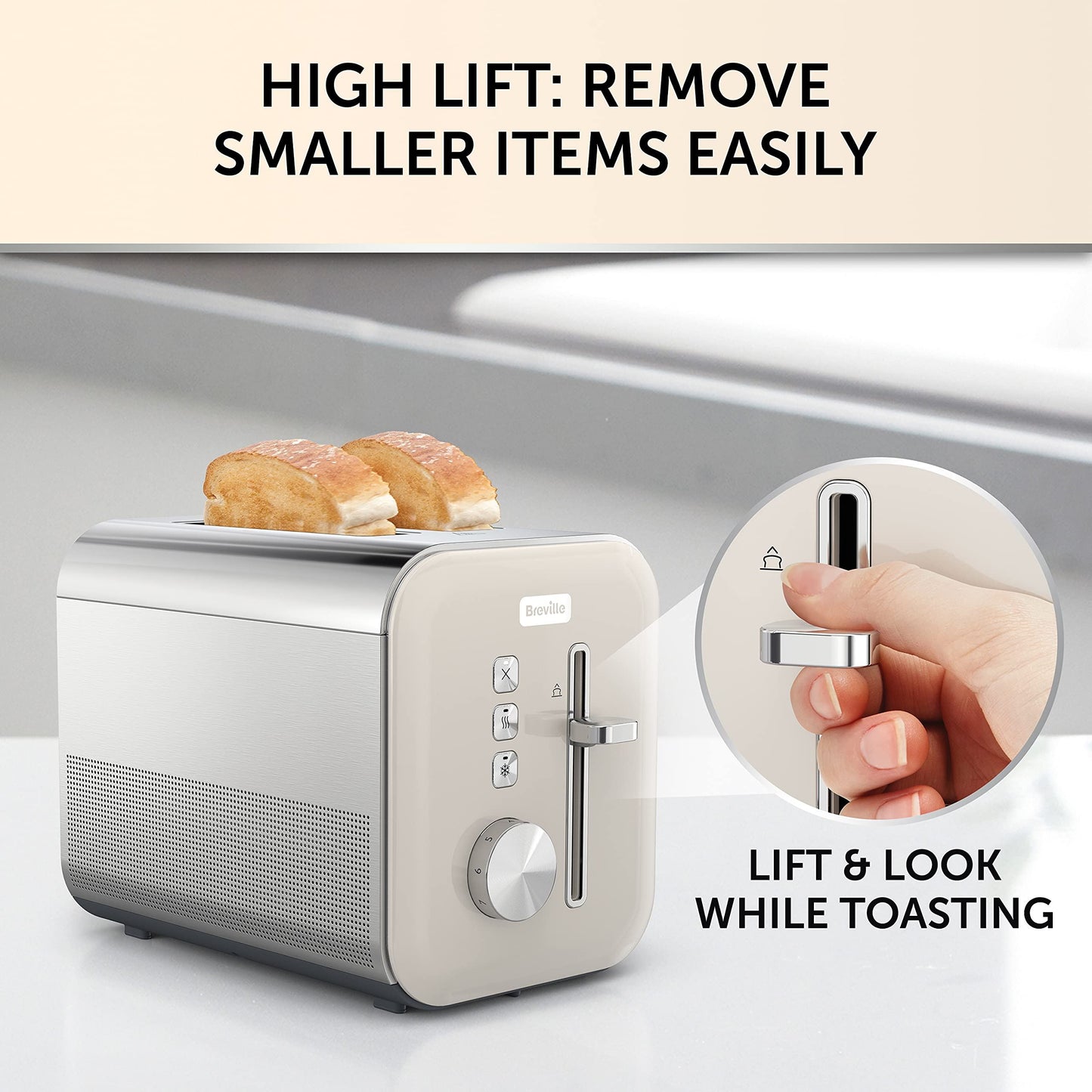 Breville High Gloss 2-Slice Toaster with High-Lift & Wide Slots
