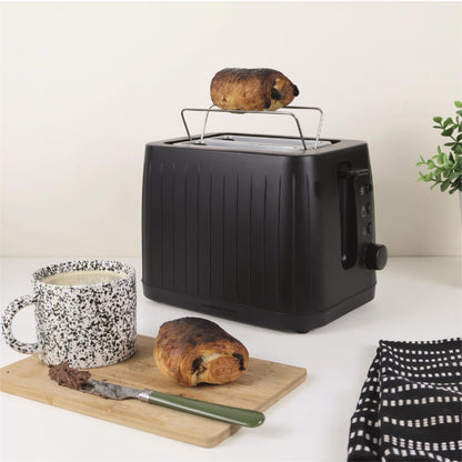 Hamilton Beach Stealth 2 Slice Textured Toaster Matte Black
