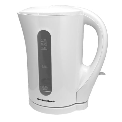 Hamilton Beach Essential 1.7L Plastic Kettle White