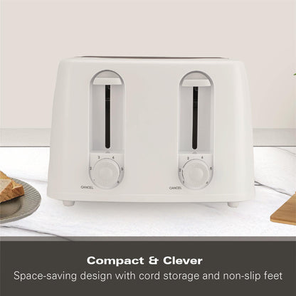 Hamilton Beach Essentials 4 Slice Toaster White