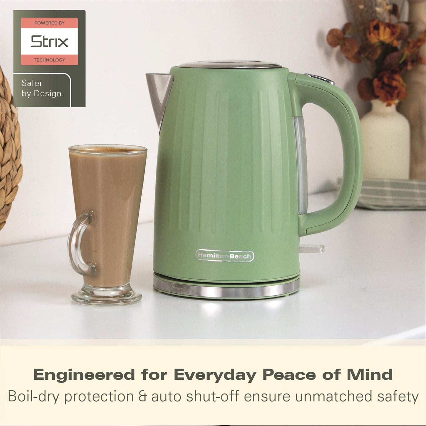 Hamilton Beach Harmony 1.7L Kettle Matcha