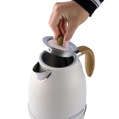 Hamilton Beach Scandi Jug Kettle & Toaster Set - Cream