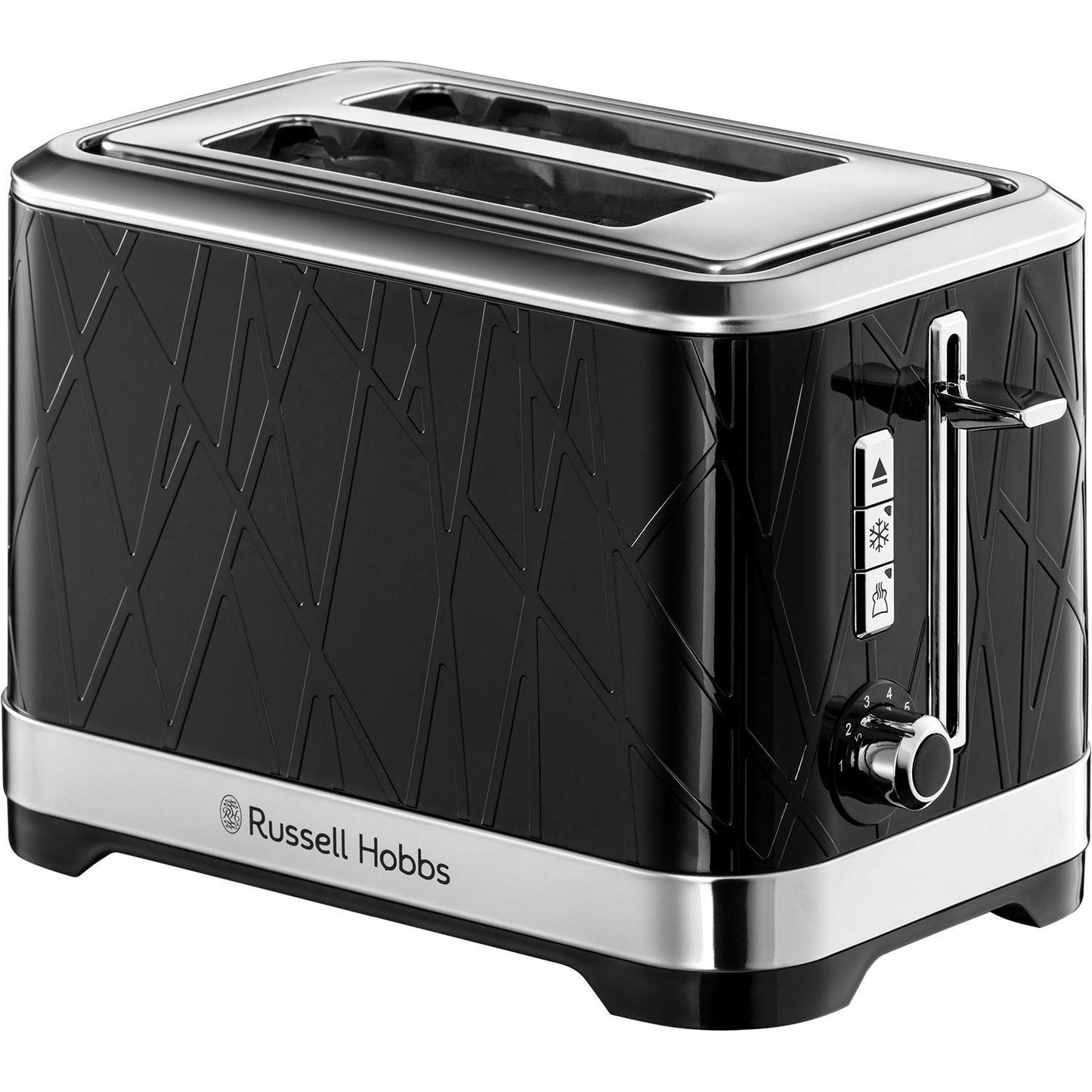 Russell Hobbs Structure Black 2 Slice Toaster