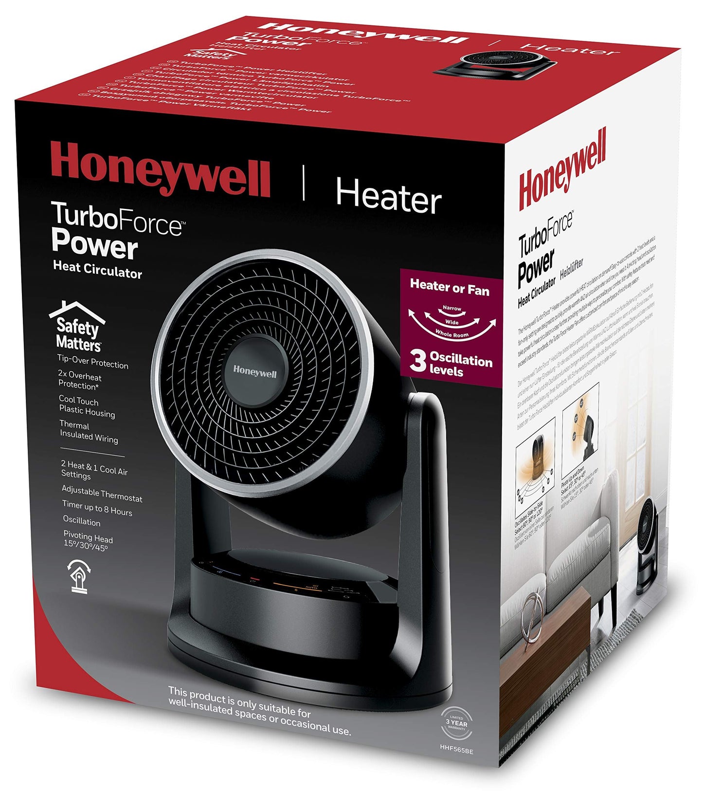 Honeywell TurboForce Power Heater and Fan