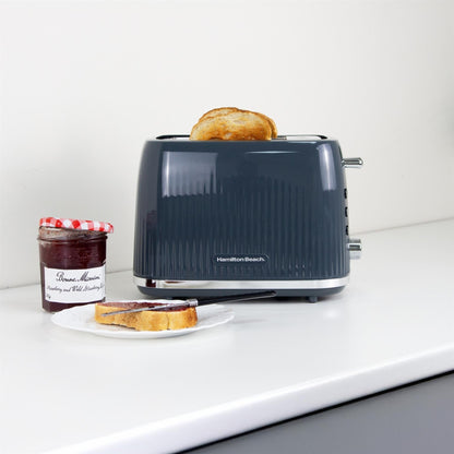 Hamilton Beach Miami Kettle & Toaster Set Charcoal Grey