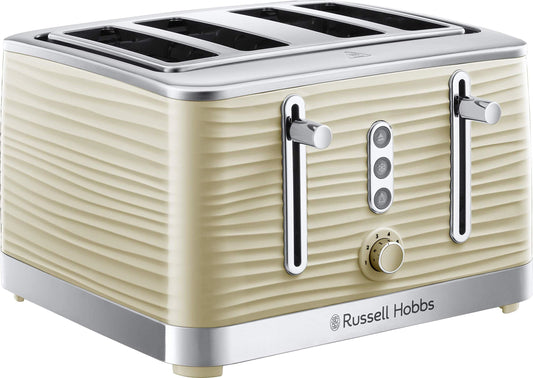 Russell Hobbs Cream Inspire 4 Slice Toaster