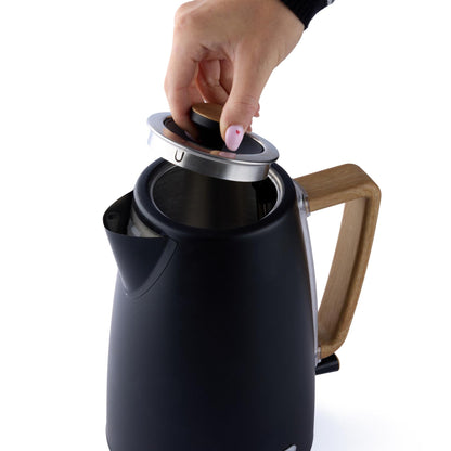 Hamilton Beach Scandi Kettle & Toaster Set - Black