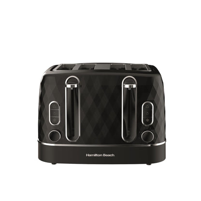 Hamilton Beach Diamond Kettle & Toaster Set Black